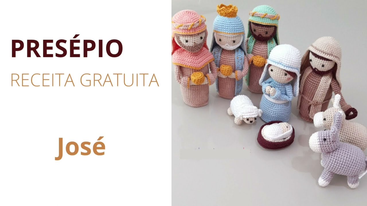 Presépio Amigurumi - RECEITA GRATUITA (Parte 1)
