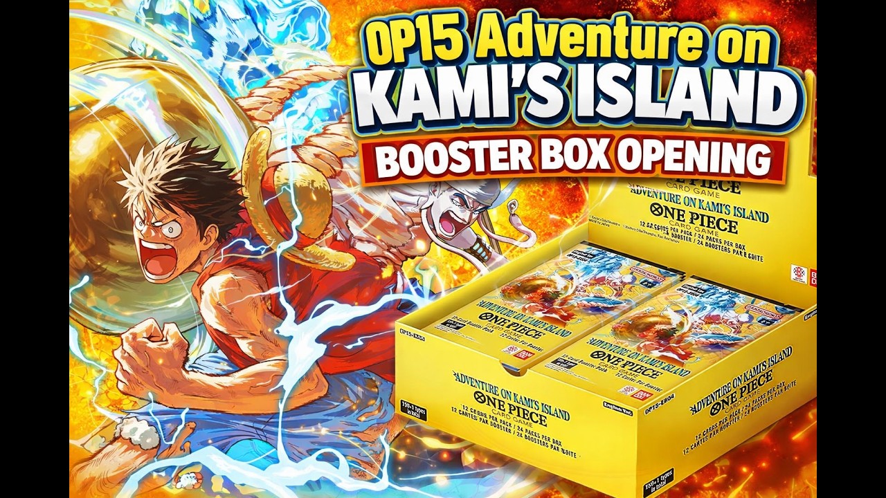 New OP15 + Eb04  Adventure on Kami's Island Box Opening lets see the pull rate!