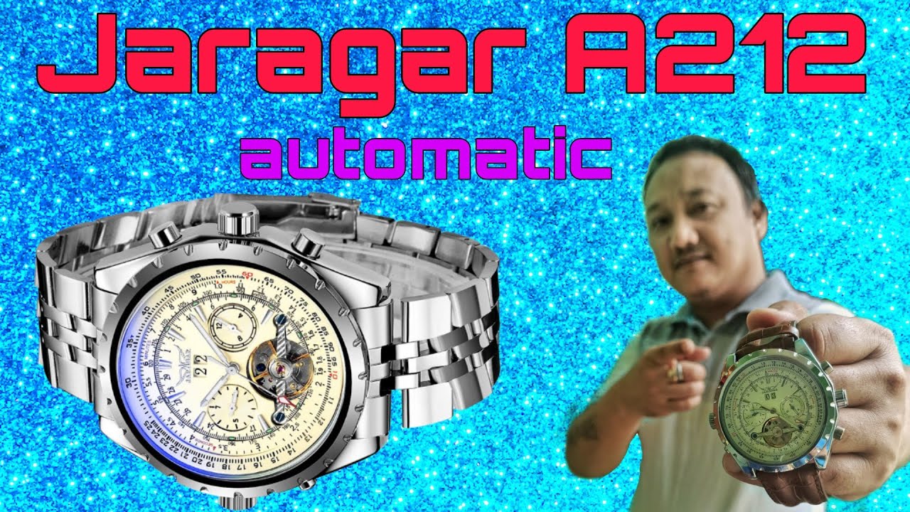 Jaragar Watch Review A212 \ Automatic Movement\ Forsigning \ 17 Jewels \ Tourbillon