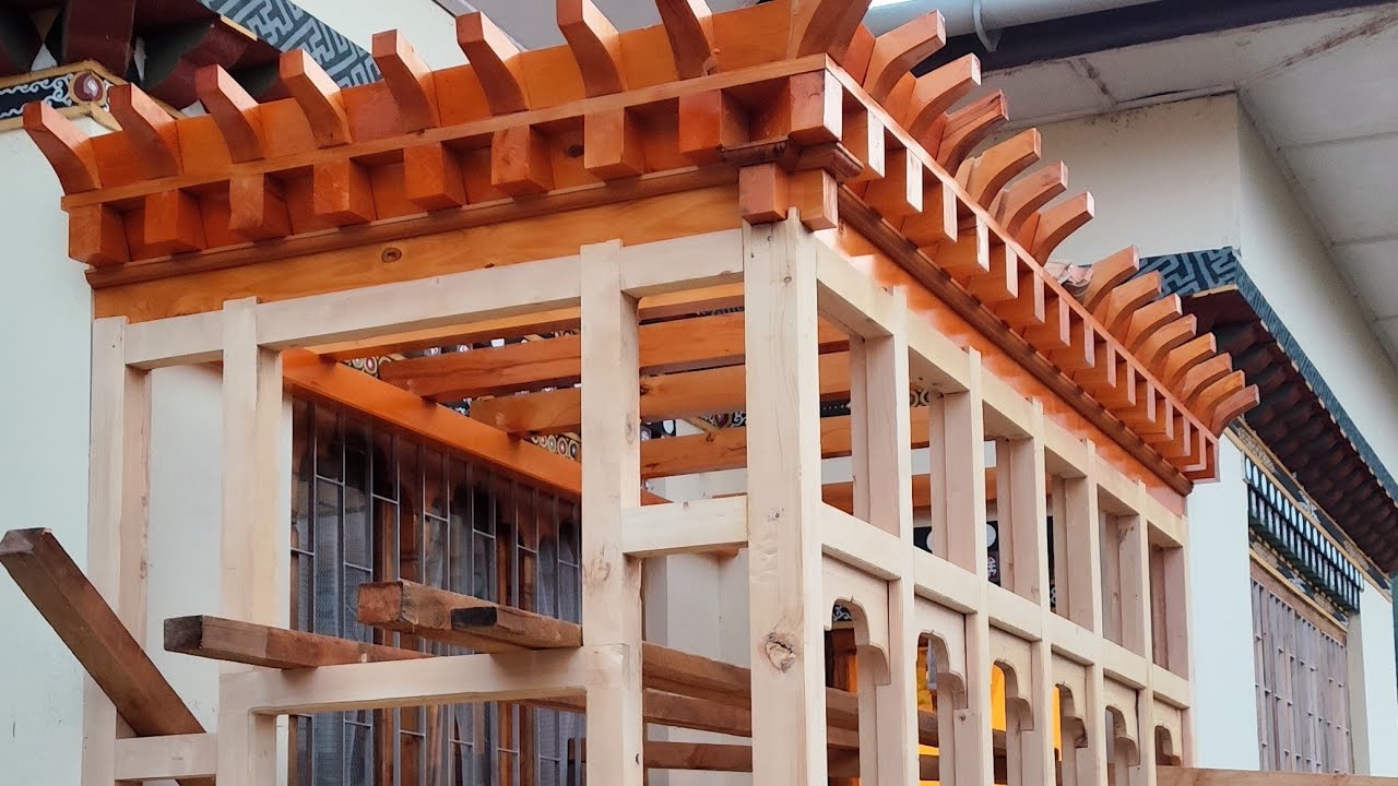 Impossible 48-Hour Transformation: Traditional Bhutanese Home!#architecture #carpentry 