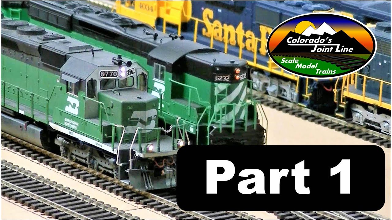 Train Layout Update and Really Long Ops Session (Part 1 of 6) with ATSF, BN, SP, & D&RGW