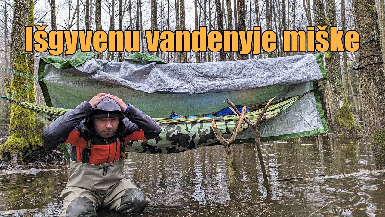 Naktis potvynio apsemtam Žalgirių miške