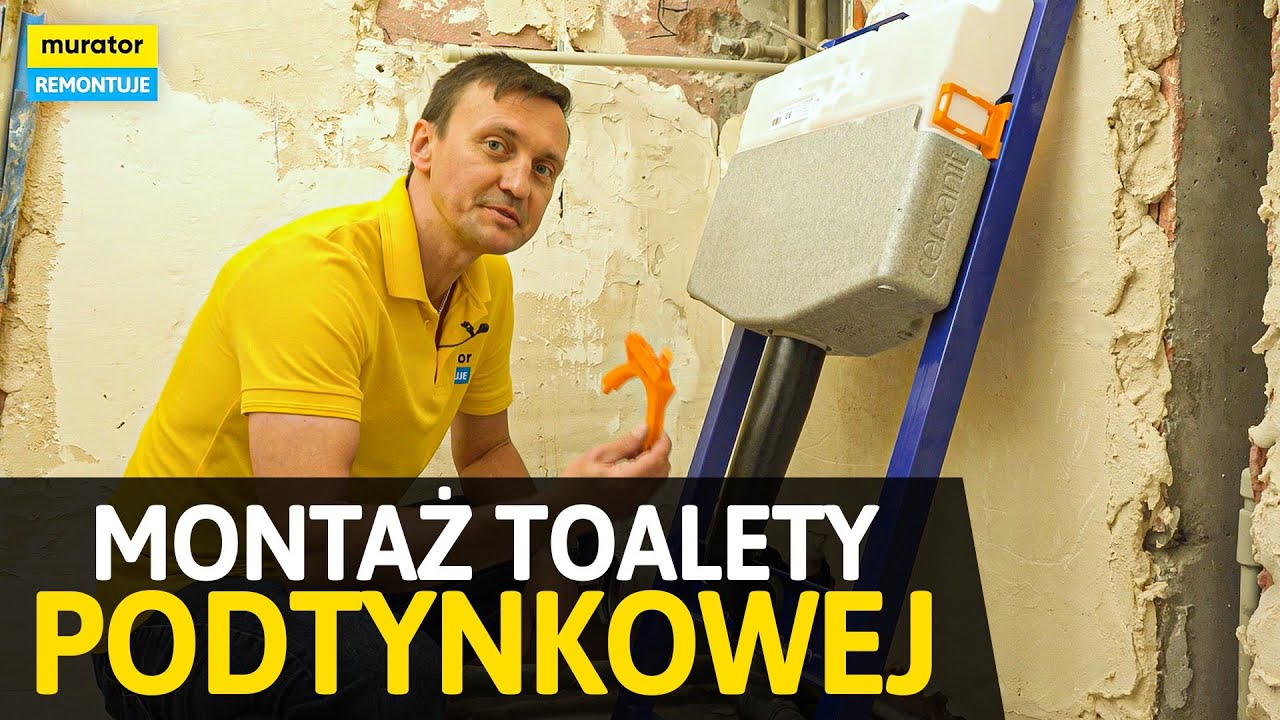 ZABUDOWA WC - Jak zamontować stelaż podtynkowy? | Murator Remontuje
