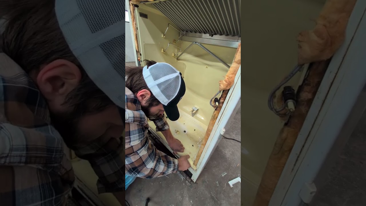 How to Safely Remove 1950s GE Refrigerator Plastics 