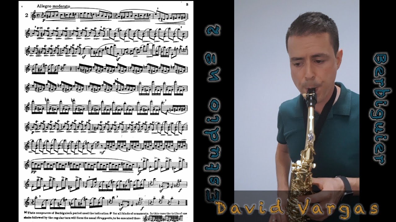 Estudio nº 2 para SAXOFÓN (Berbiguier) | Marcel Mule