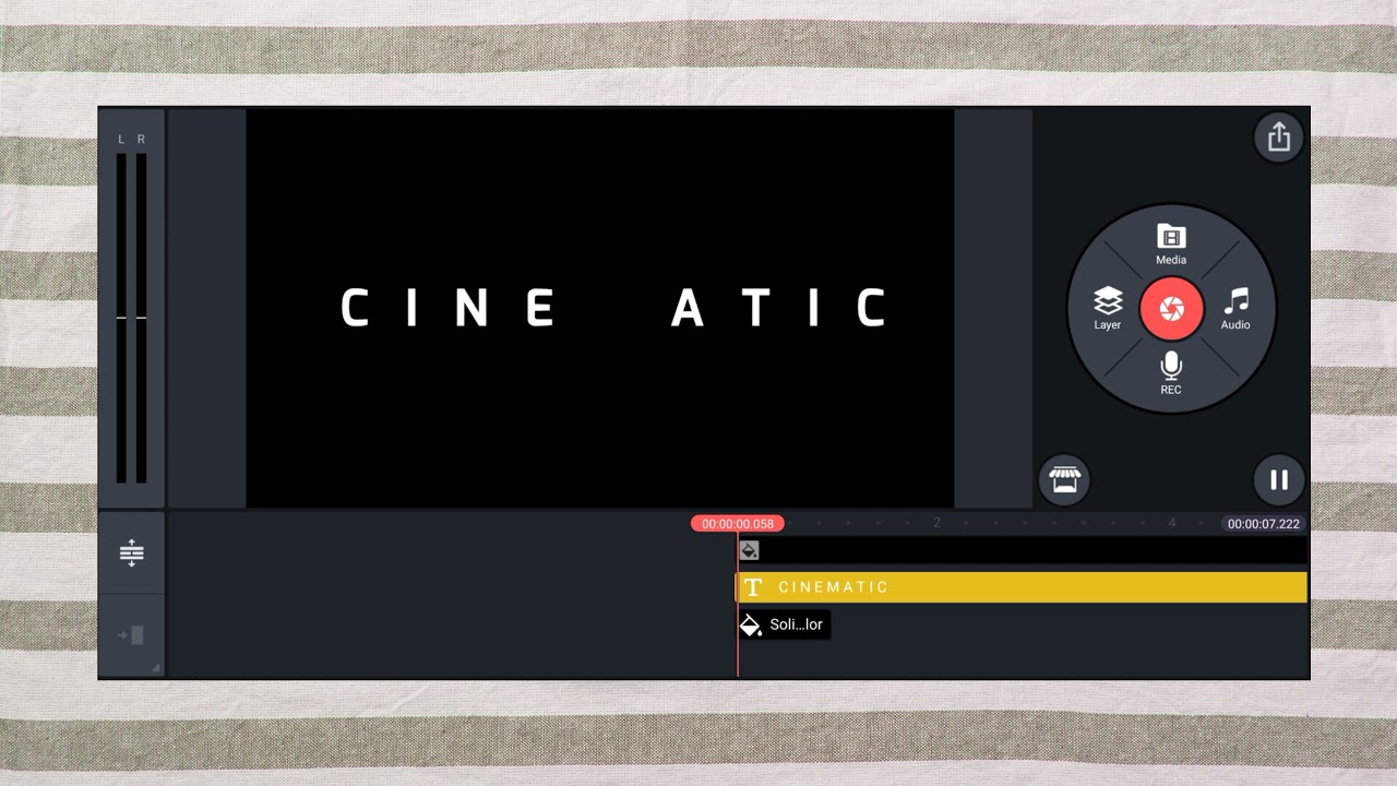 Cinematic Text Random Text Effect In Kinemaster | Editing Tips