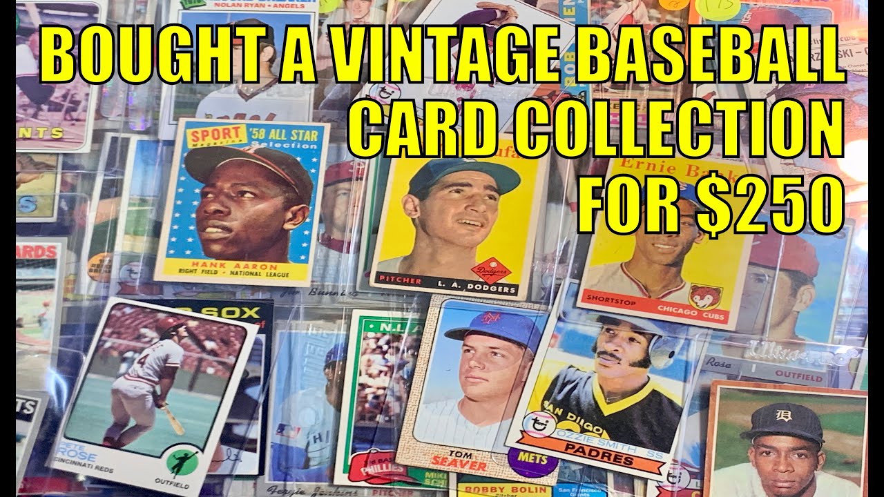 I Bought a Vintage Baseball Card Collection!