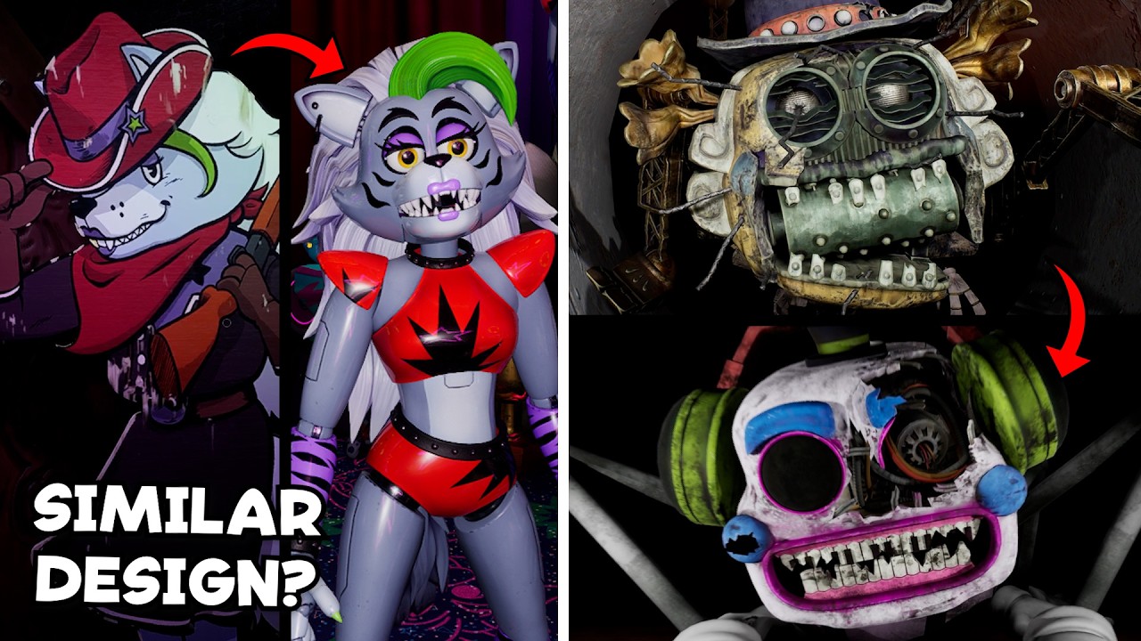 FNAF: Secret of the Mimic Things vs Security Breach Things