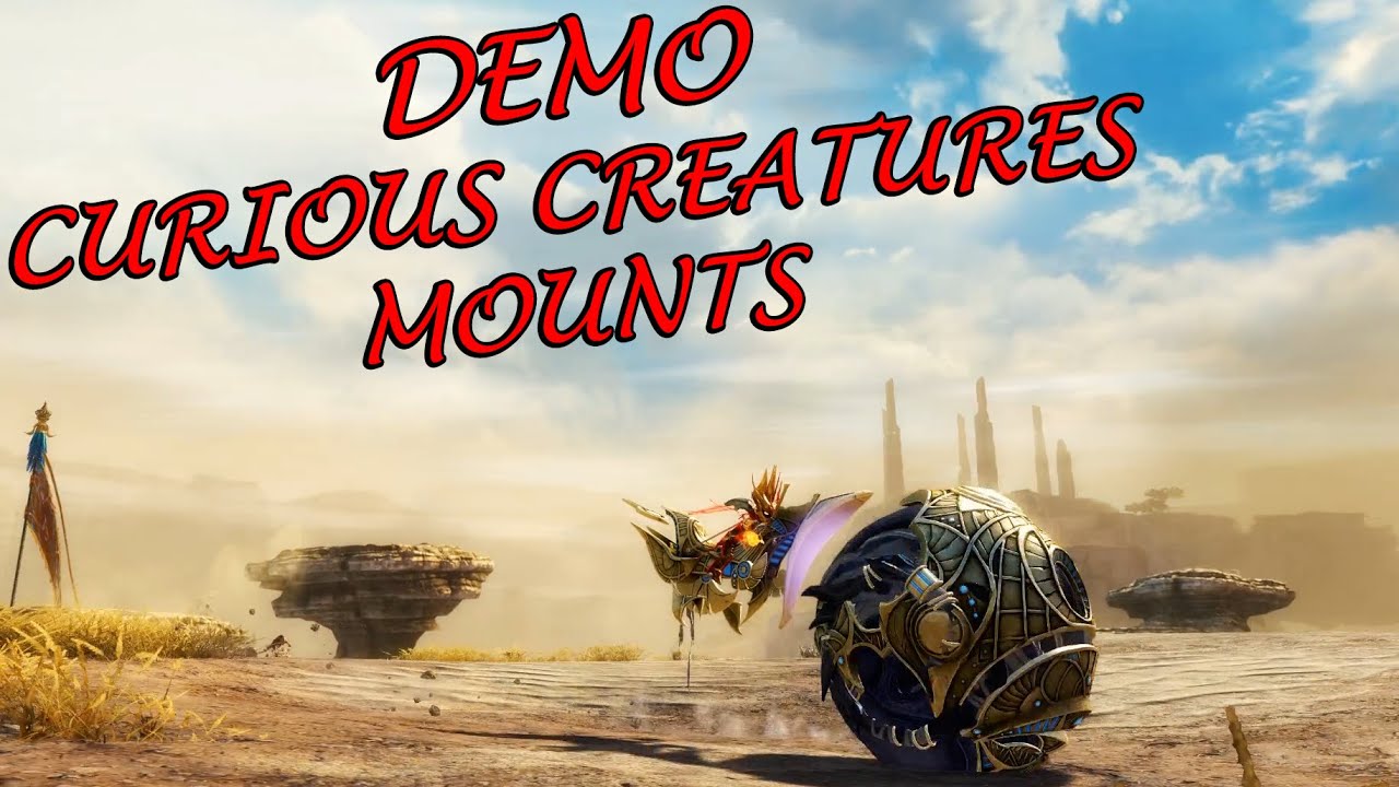 Guild Wars 2 - Curious Creatures Mounts Demo