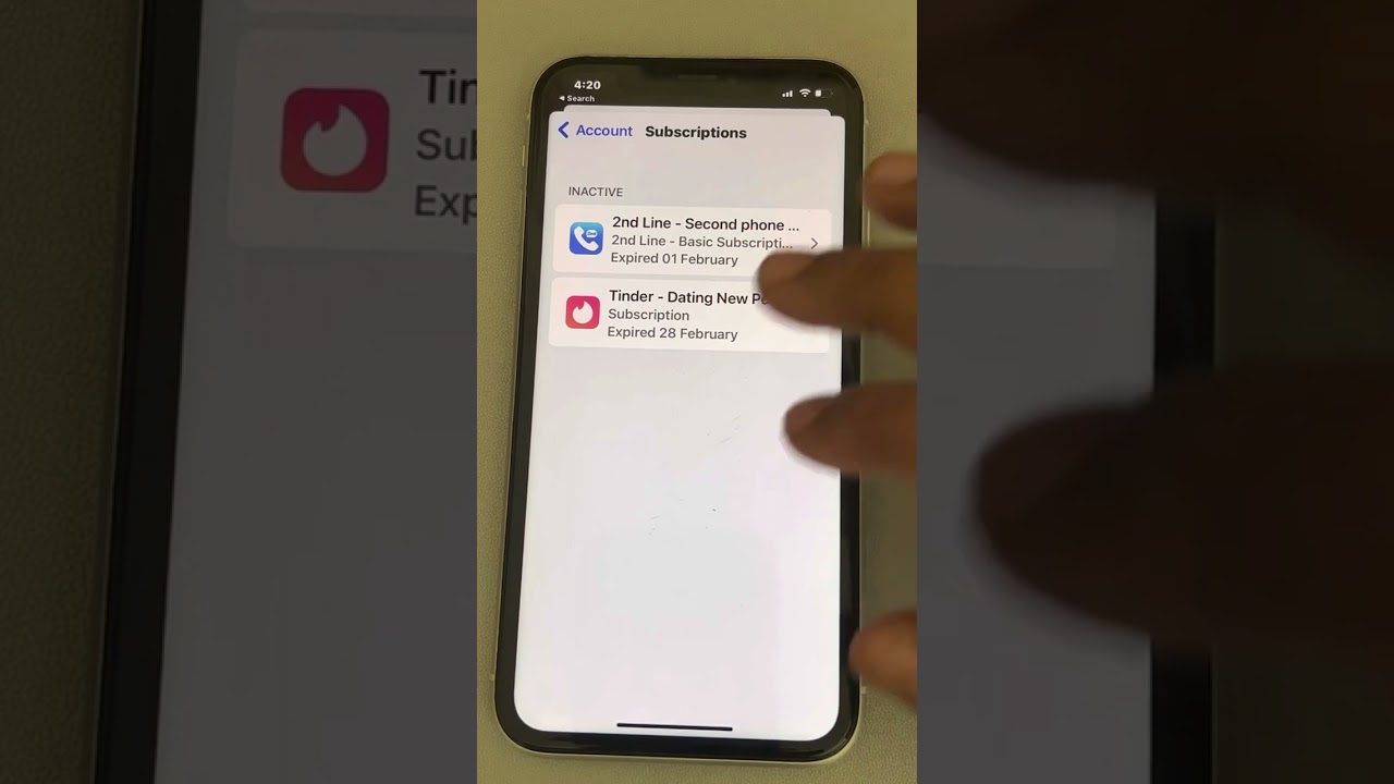How to delete expired app subscriptions from iPhone