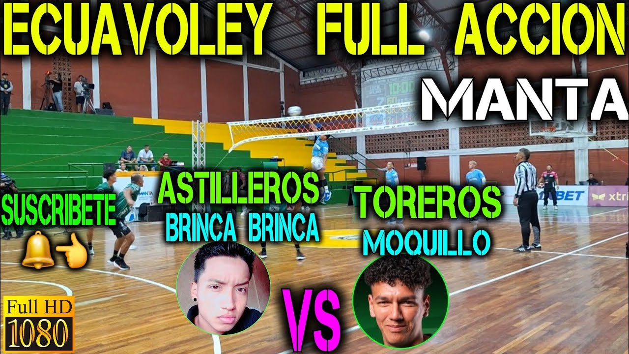 Ecuavoley LNE Partidazo 🔥 Brinca Brinca VS Moquillo / Full Accion 😱 en Manta 🔥💪