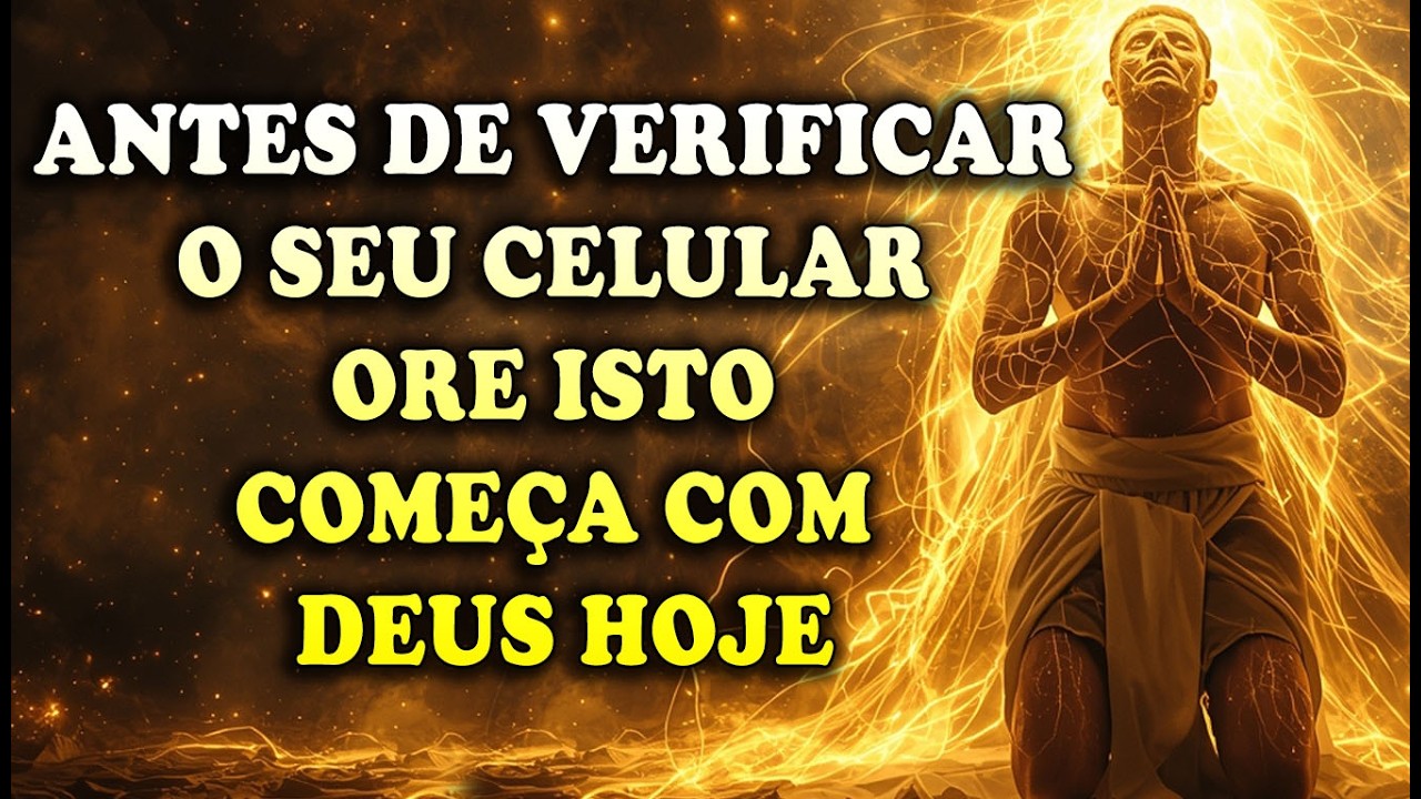 ANTES DE VERIFICARES O SEU CELULAR ORE ISTO – COMEÇA COM DEUS HOJE