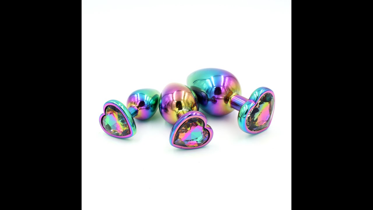 Iridescent Rainbow Butt Plugs - from Restrained Grace
