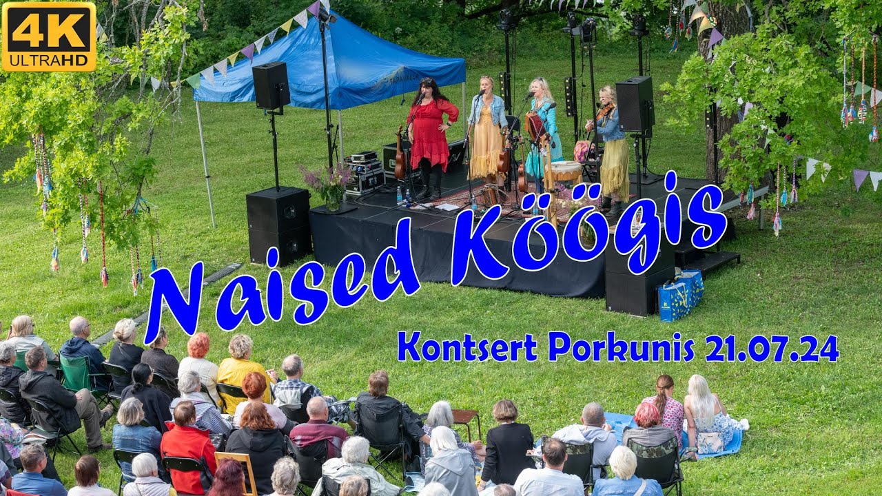 Naised K&ouml;&ouml;gis. Porkuni 21.07.24