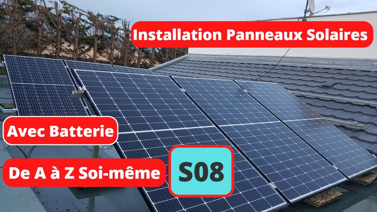 Installation Panneaux Solaires avec Batterie : Récap Complet, Onduleur Hybride, Raccordement Réseau