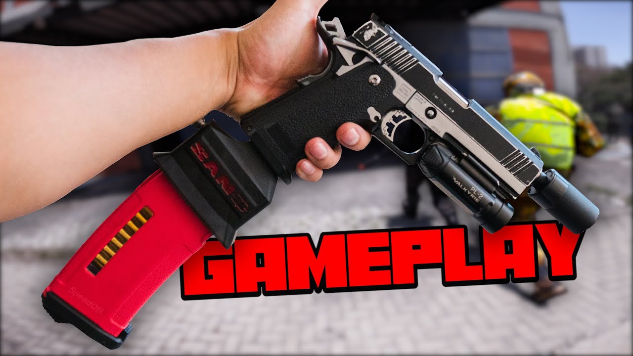 PRIMEIRA GAMEPLAY DE PISTOLA HPA DE PENTE ALONGADO DESTRUINDO OS INIMIGOS!