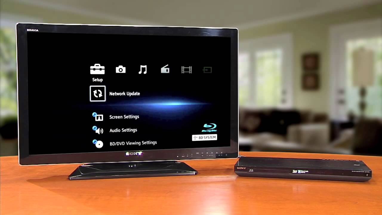 Sony®-Como realizar una actualización por la red en tu reproductor de discos Blu-Ray