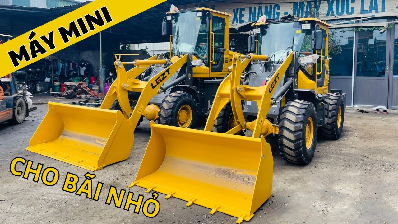 MÁY XÚC LẬT MINI GIÁ CHỈ 1XX TRIỆU DÀNH CHO BÃI NHỎ | 0989639886