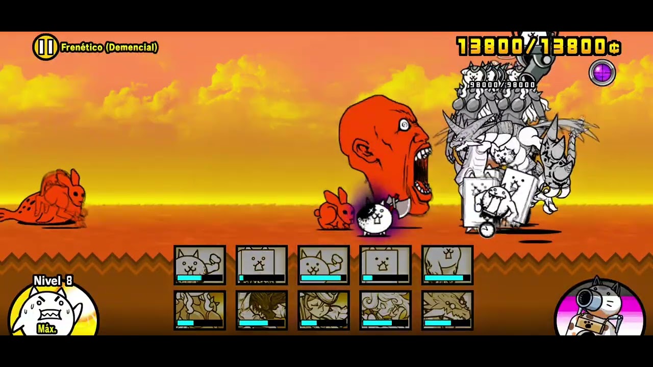 Asi como consegui consegui el gato hachero demente en the battle cats...