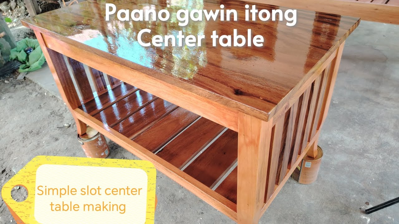 Center table Paano gawin? diywoodworking 