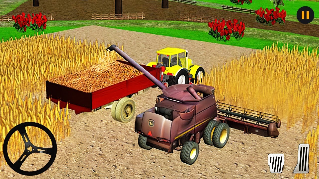 Real Tractor Farming Simulator - New Farm Game 2020 - Android Gameplay
