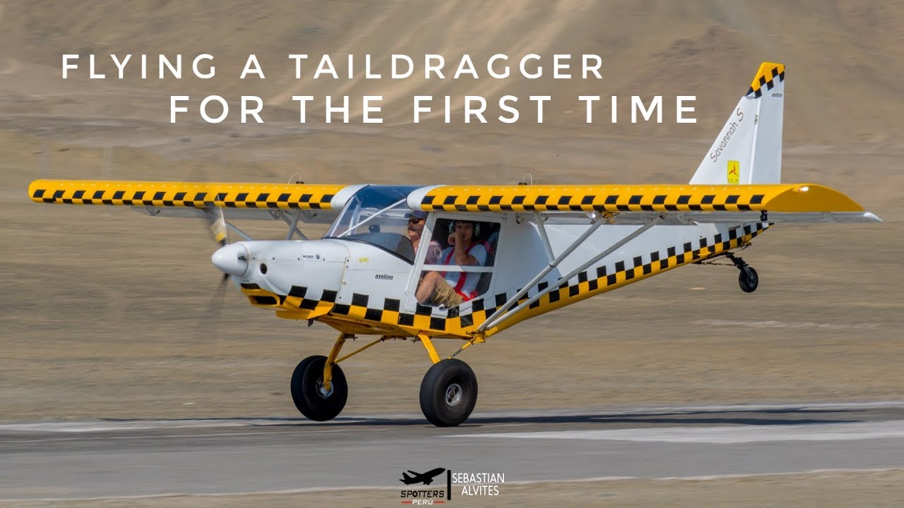 FlightVlog - Flying a Taildragger for the first time