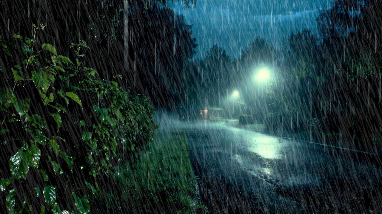 Realistic Rain and Thunder Sounds for Sleeping || insomnia Relief and Anxiety Relief