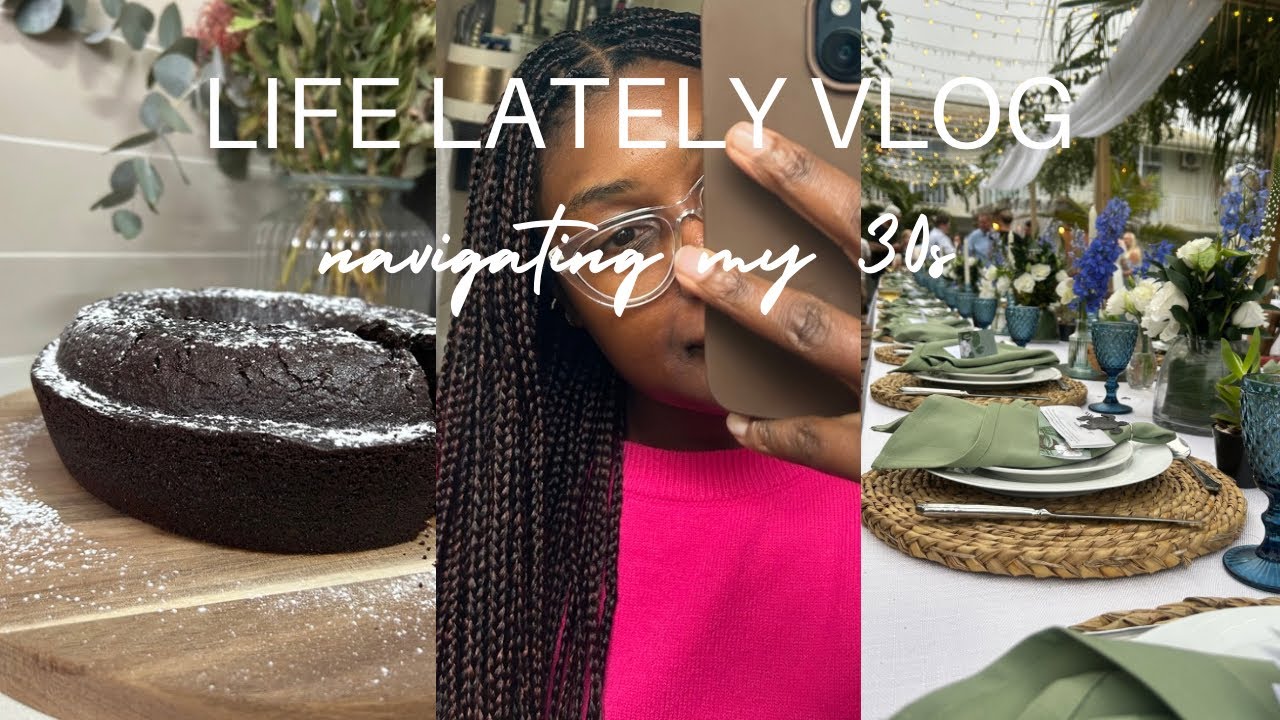 #Vlog  | #NavigatingMyThirties Girlfriend Dates, a Wedding & a Work Trip