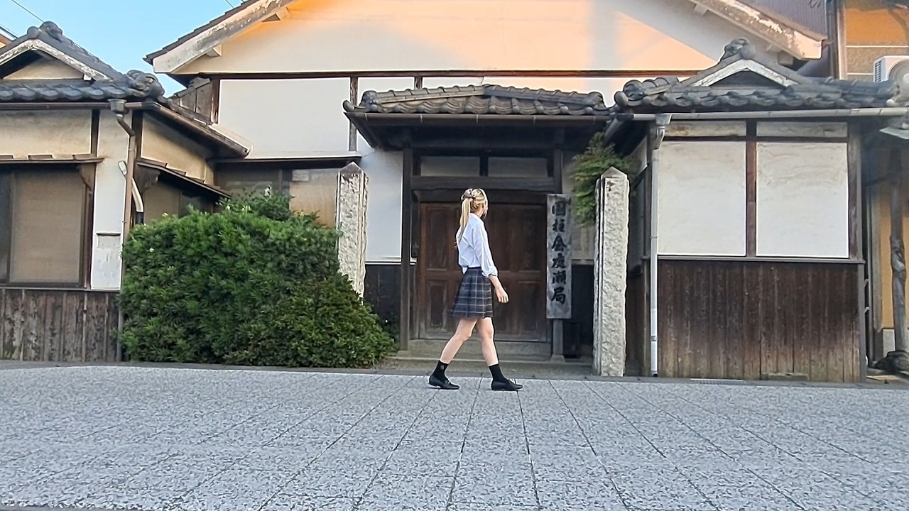 岡山の隠れスポット散歩｜路地裏の廃墟や神社へ、放課後黄昏VLOG