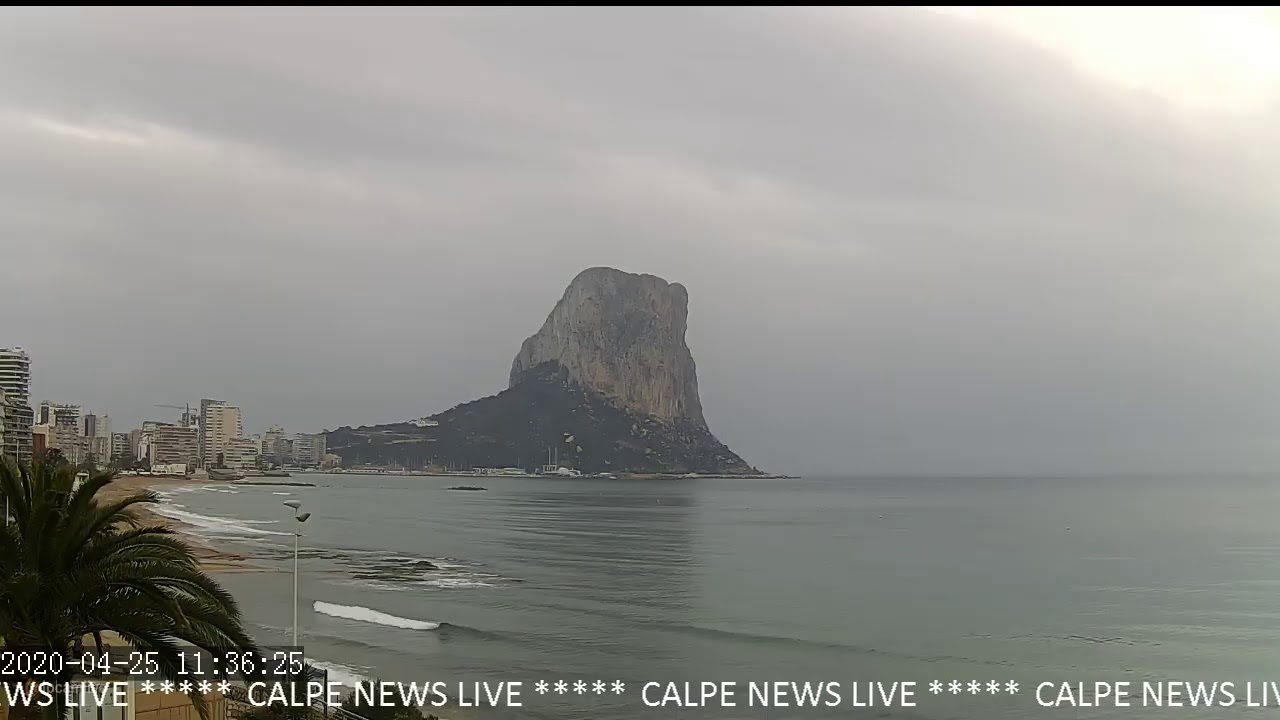 Playa Arenal Calpe en directo Calpe News #As&oacute;mateACalpe