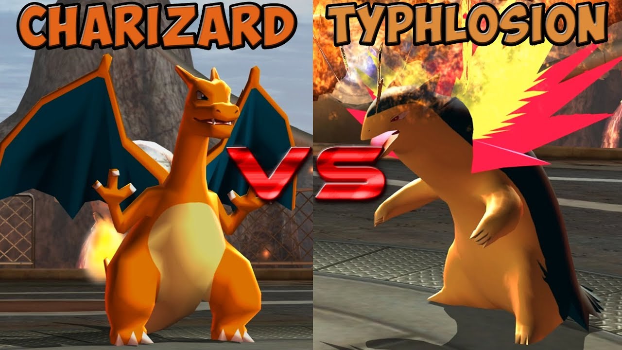 Pokemon battle revolution - Charizard vs Typhlosion