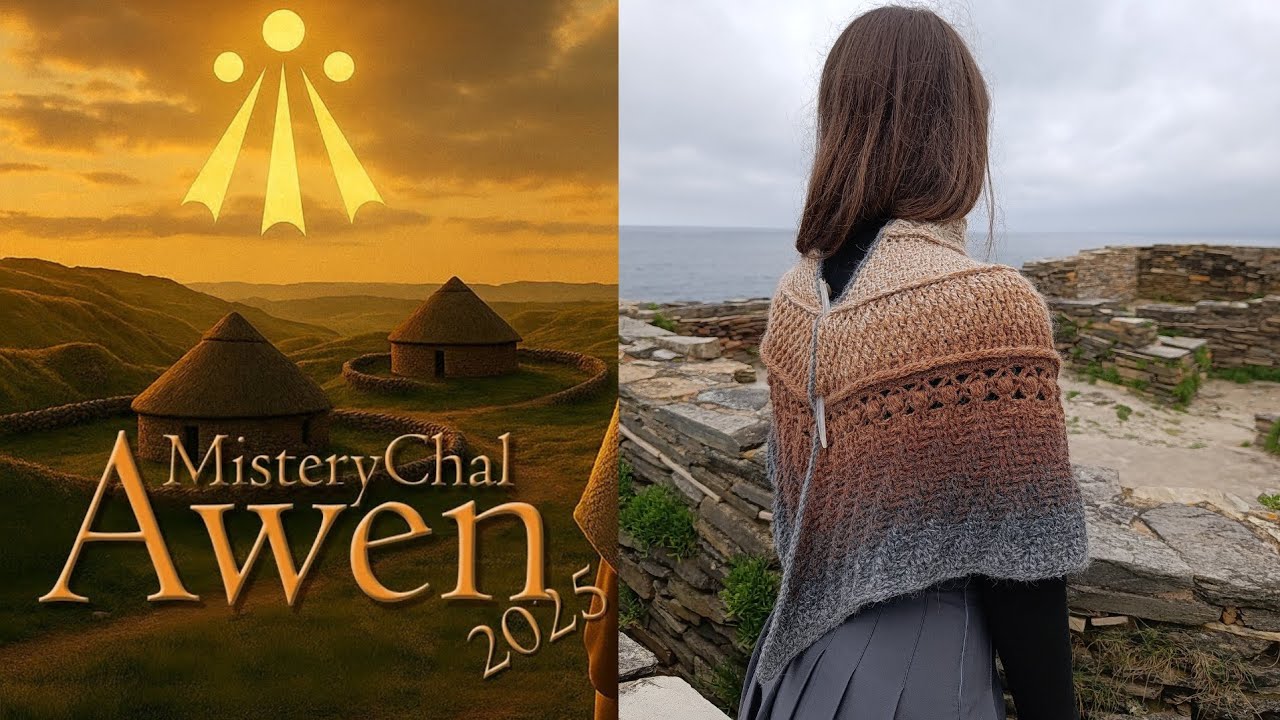 Chal Awen | Presentación del  MisteryChalAwen | Chal de crochet misterioso 