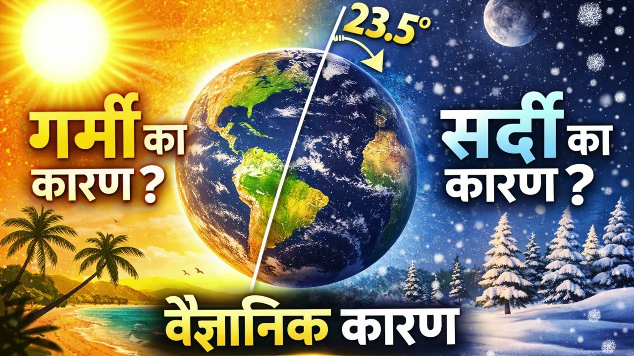 गर्मी और सर्दी क्यों होती है? | Summer & Winter Reason Explained Scientifically