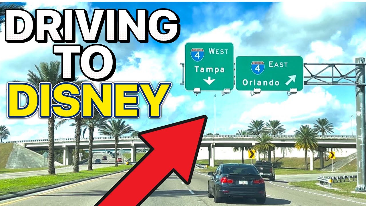 Driving To Magic Kingdom Walt Disney World From Hwy 192 January 2024