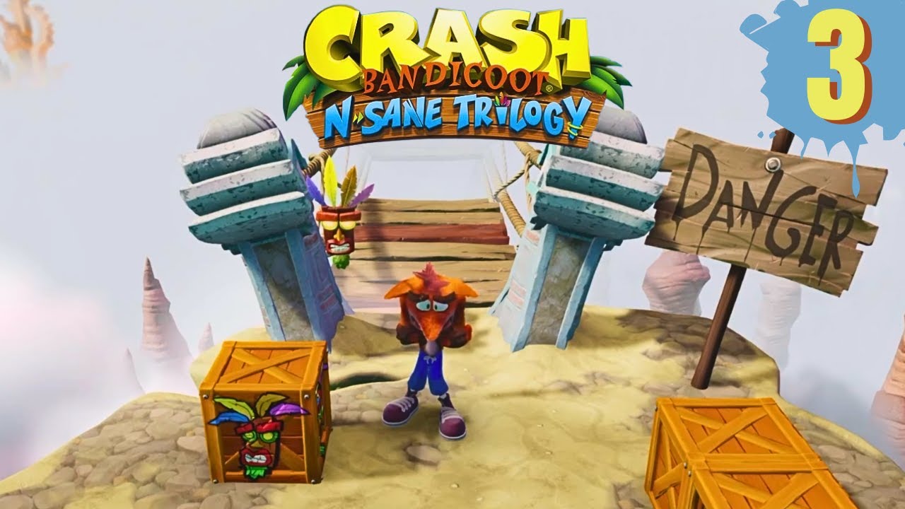 I hate bridges...Crash Bandicoot Playthrough part 3