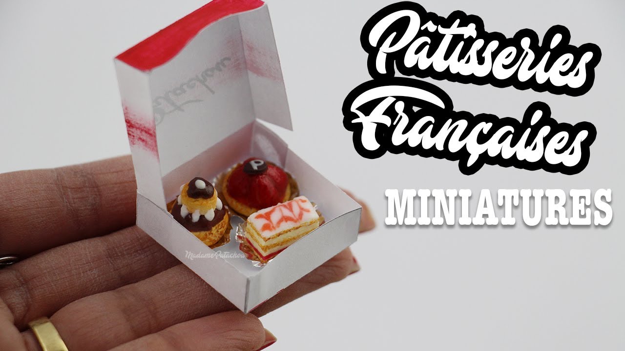 MINIATURE FRENCH PASTRIES⎪Fimo et Papier