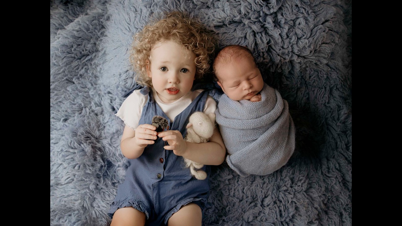 Live session with baby and brother