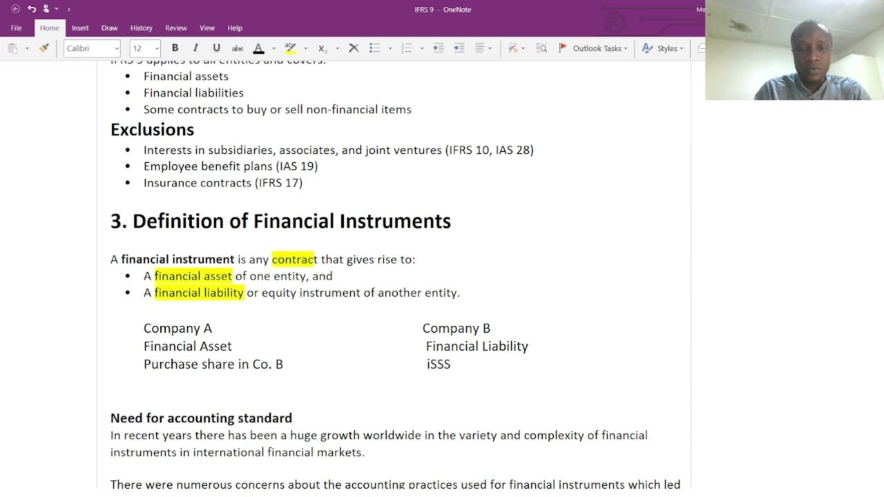 ACCA F7   Financial Instruments IFRS 9   Lecture 1