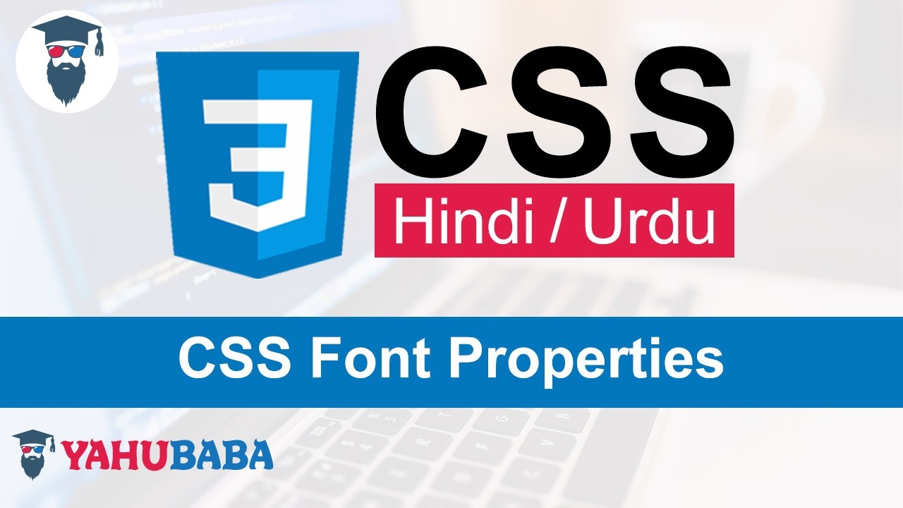 CSS Font Tutorial in Hindi / Urdu