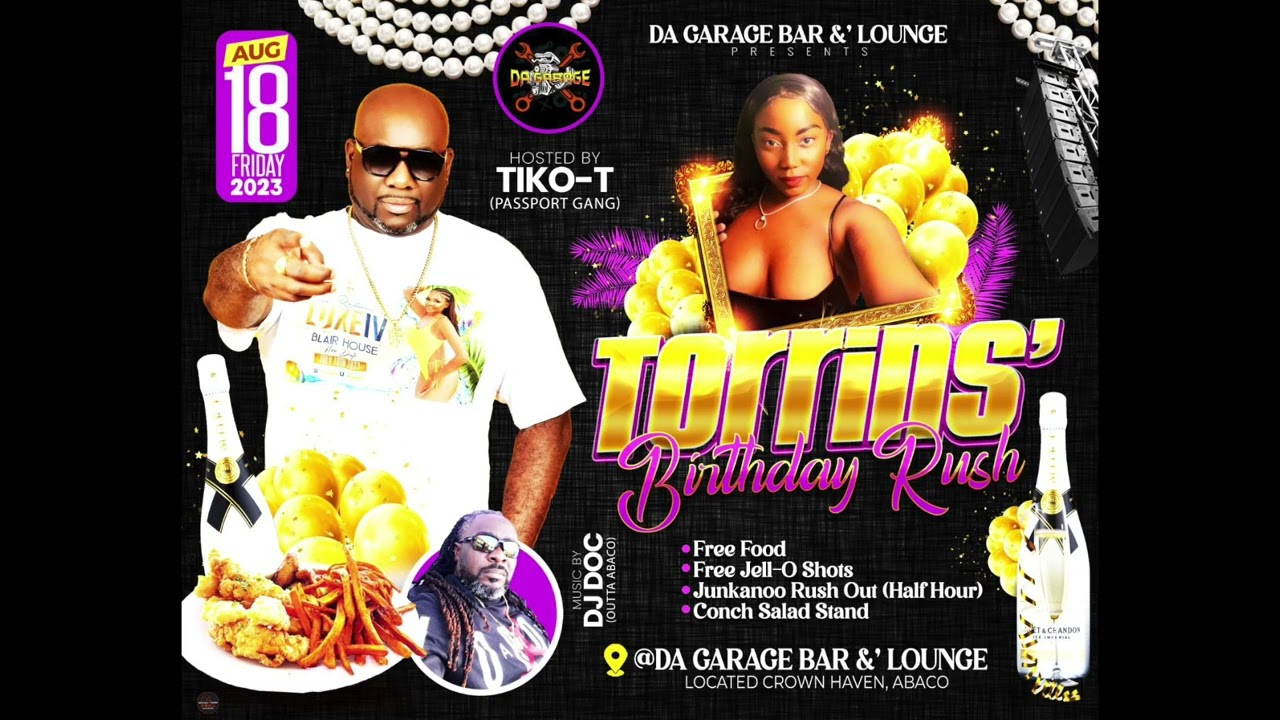 Tiko T Live at Da Garage Abaco Bahamas