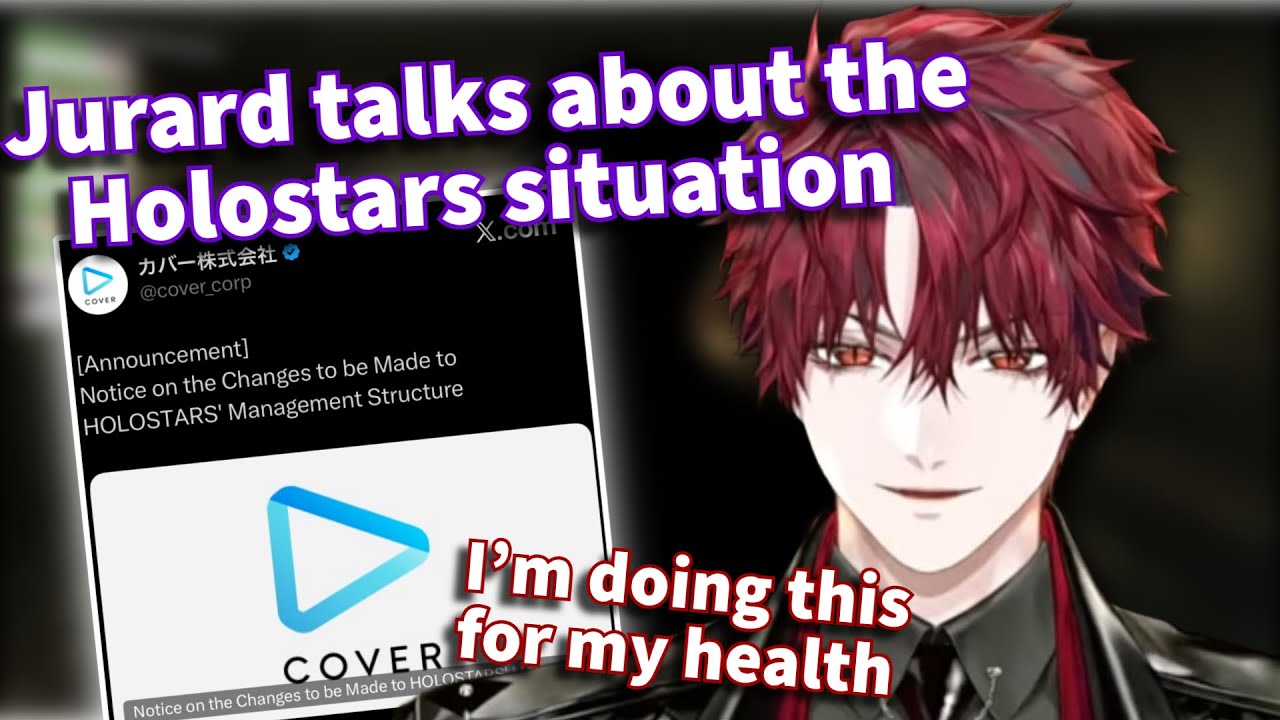 Jurard talks about the Holostars situation and his future as one【Holostars EN | Jurard T Rexford】