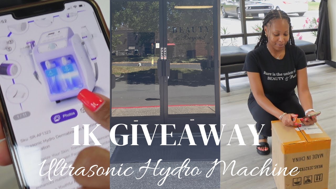 VLOG | ULTRASONIC HYDRODERMABRASION MACHINE FACIAL + FINALLY HIT 1K SUBSCRIBERS = GIVEAWAY