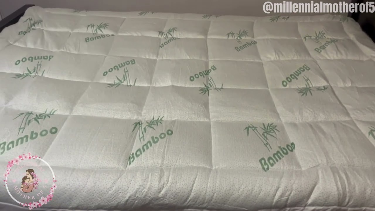 Unwrapping & Testing Ultra Soft Bamboo Mattress Topper - Cooling Comfort for Hot Sleepers