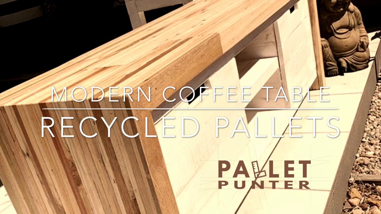 How to make a Modern Pallet Wood TV Stand DIY