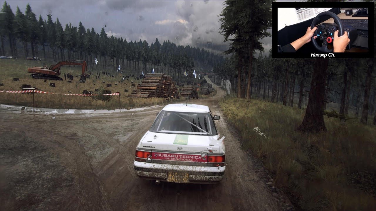 Subaru Legacy RS - Scotland Rally | DiRT Rally 2.0 - Logitech G29 Steering Wheel
