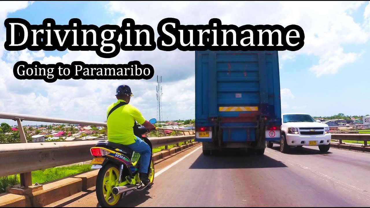 2017 - Driving in Suriname - Going to Paramaribo (1/2) - Sept 2017