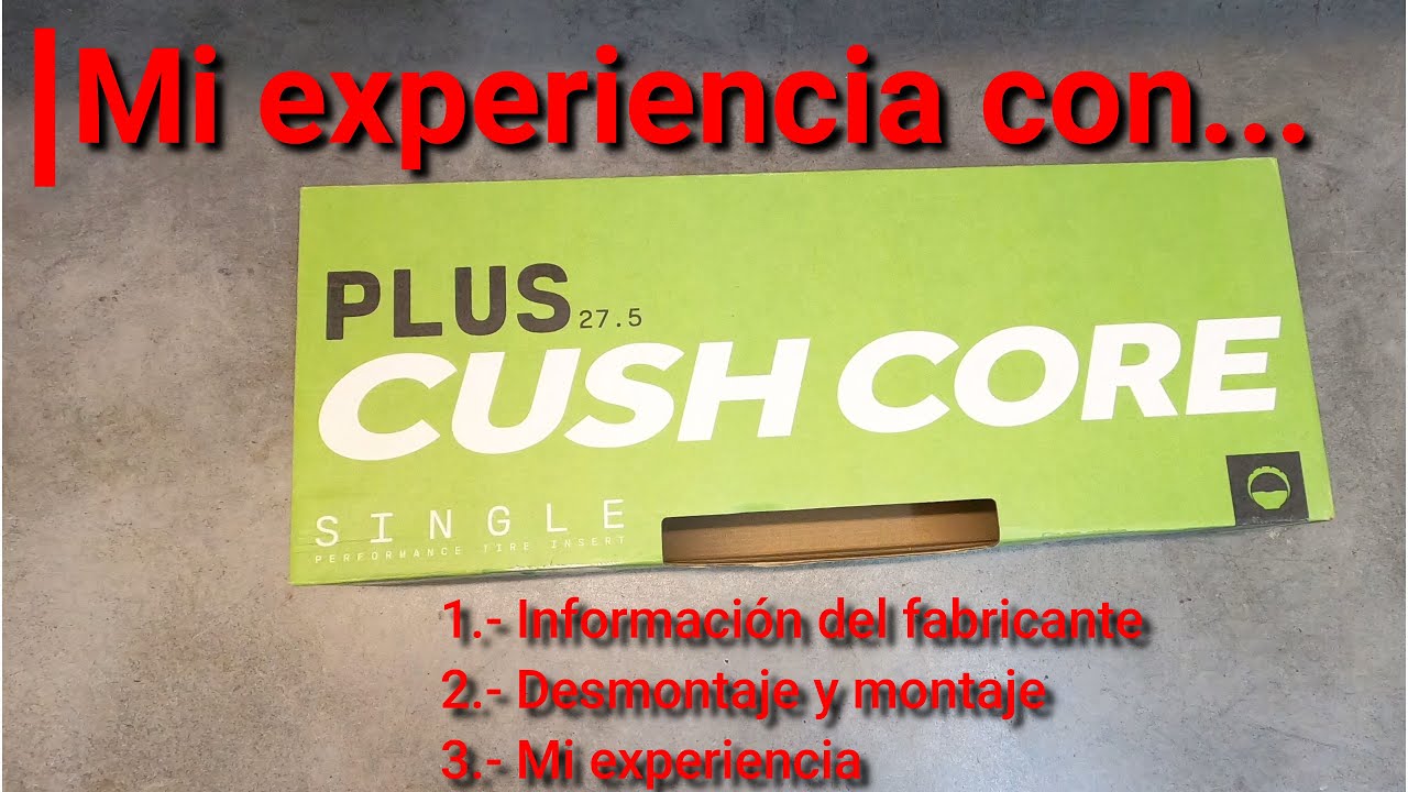 CUSH CORE INSTALACIÓN - GUIA  / INSTALLATION  GUIDE