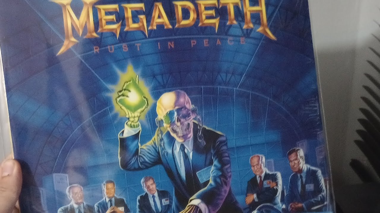 Unboxing and sound check! Megadeth Rust In Peace Album on VINYL (US version 2023 Reissue)