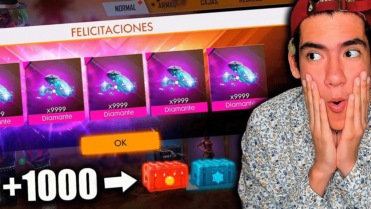 ABRO +1000 CAJAS DE 9999 DIAMANTES EN FREE FIRE *final inesperado* l TheDonato