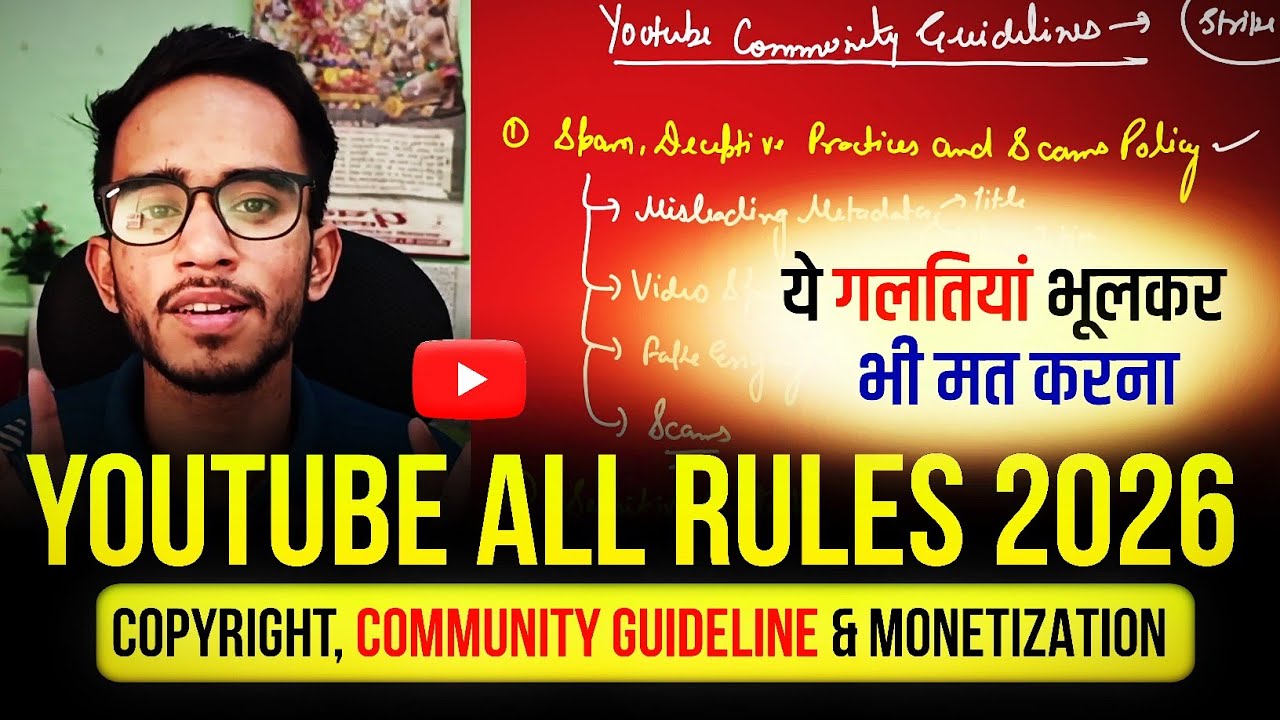 Youtube All Rules 2026 | YouTube Policies And Guidelines 2026